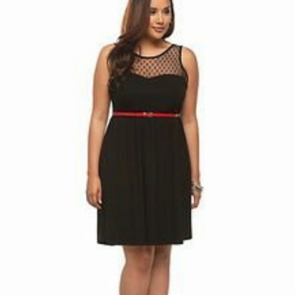 torrid Dresses & Skirts - Torrid | Mesh Sleeveless Dress Size 16 Solid Black